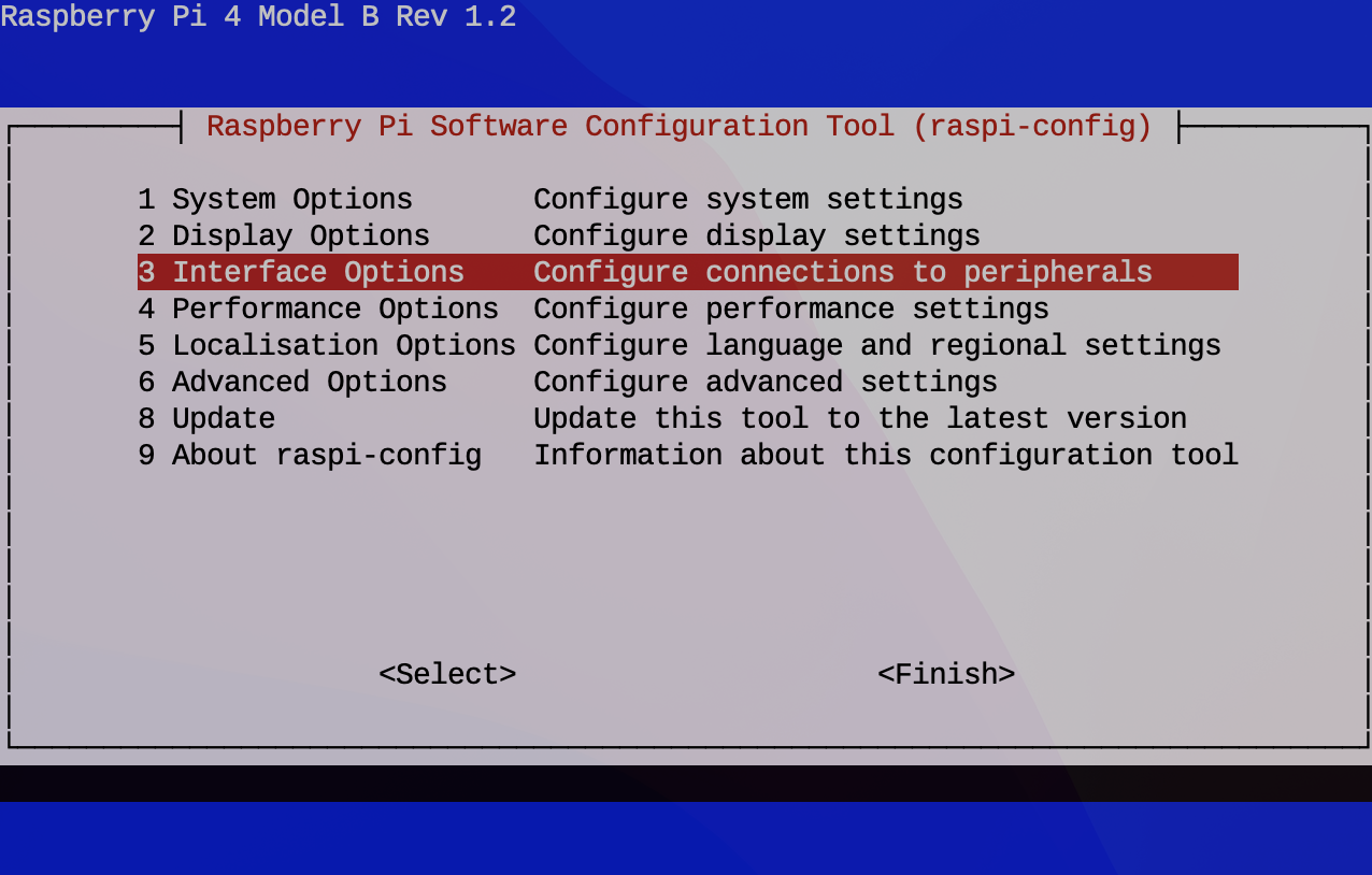 启用树莓派摄像头